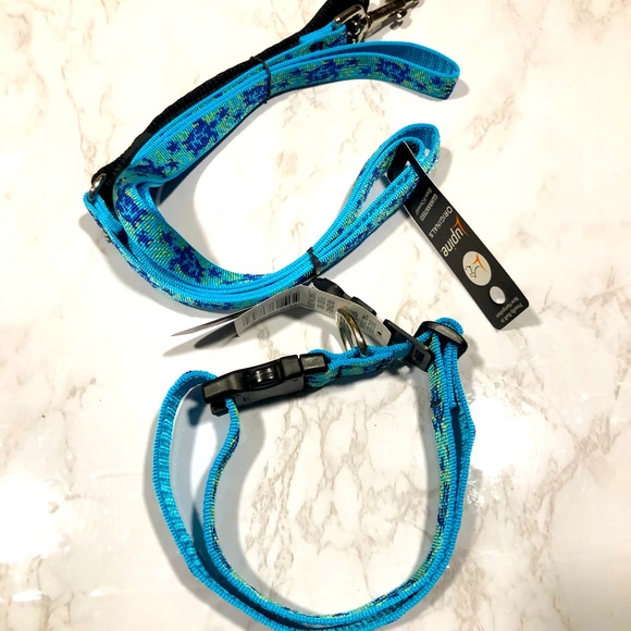Lupine Sea Turtles Dog Collar & Leash Set NWT